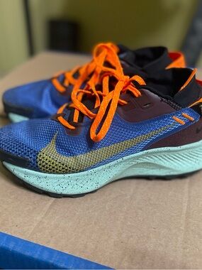 Nike Pegasus Trail 2 Gore-Tex Big Kids 5.5Y Trail Running Shoes Water Proof